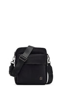 Men's Black Fabric Messenger Bag | Derimod
