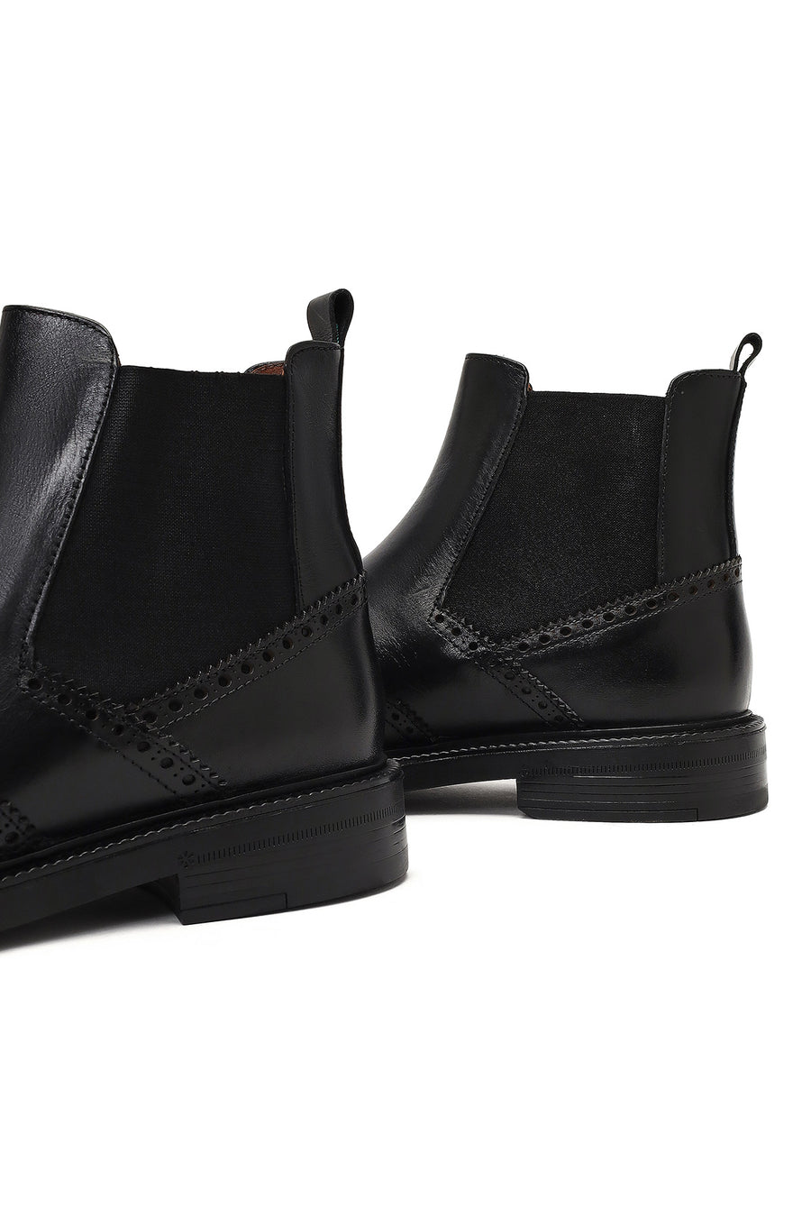 Men's Black Leather Chelsea Boot