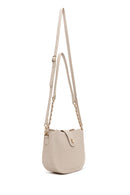 Woman Cream Long-Strap Printed Shoulder Bag | Derimod