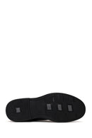 Male Black Lace-Up Leather Casual Shoes | Derimod