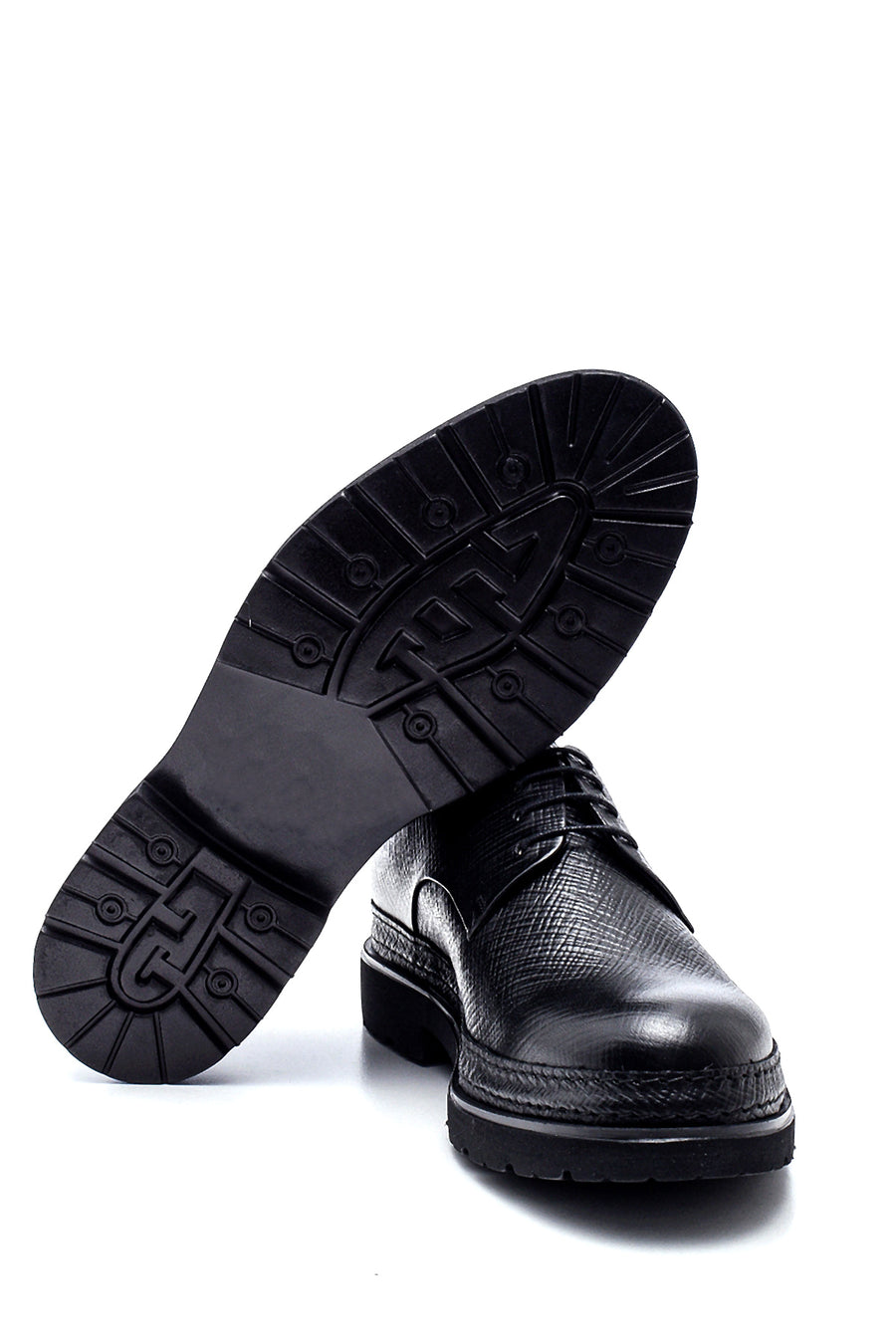 Men's Leather Printed Shoes