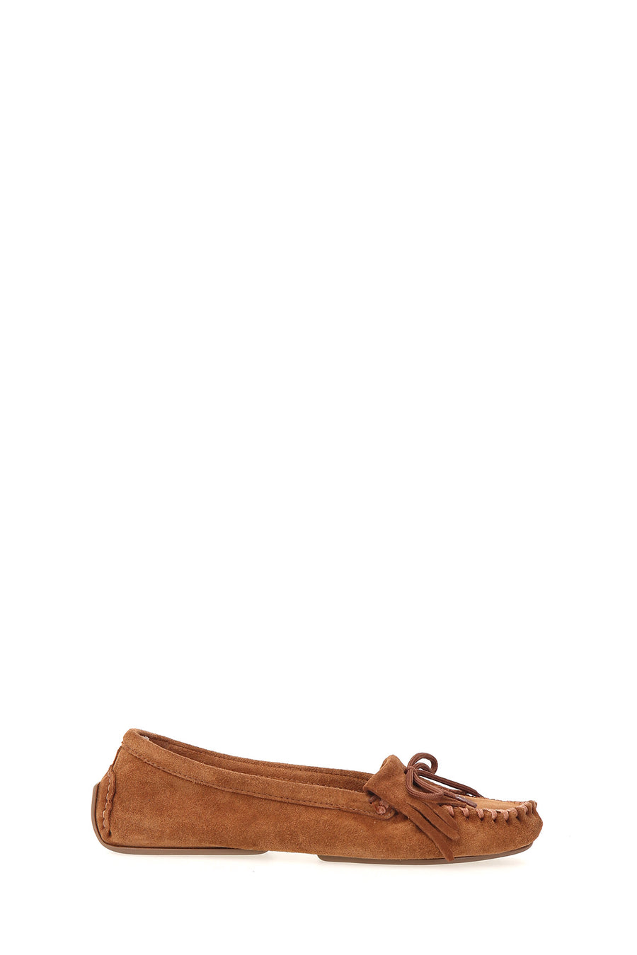 Suede Tan Women's Leather Loafer