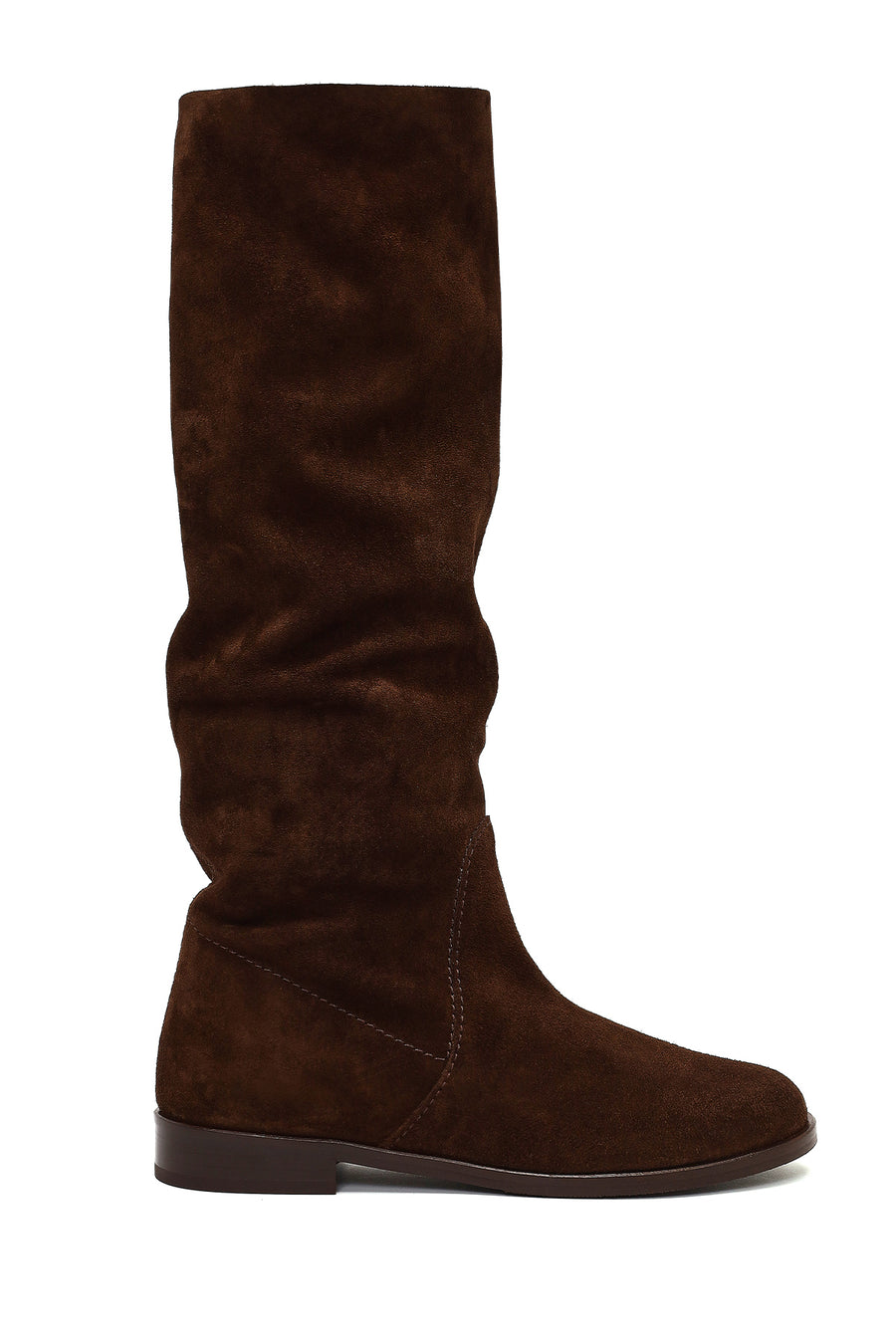Women's Brown Suede Leather Boot