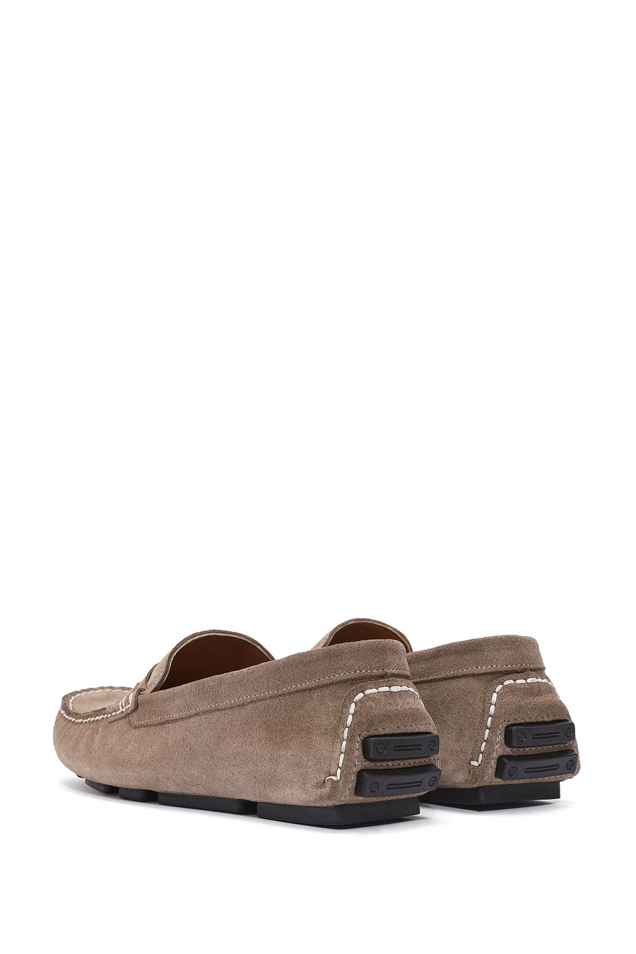 Men's Beige Suede Leather Loafer