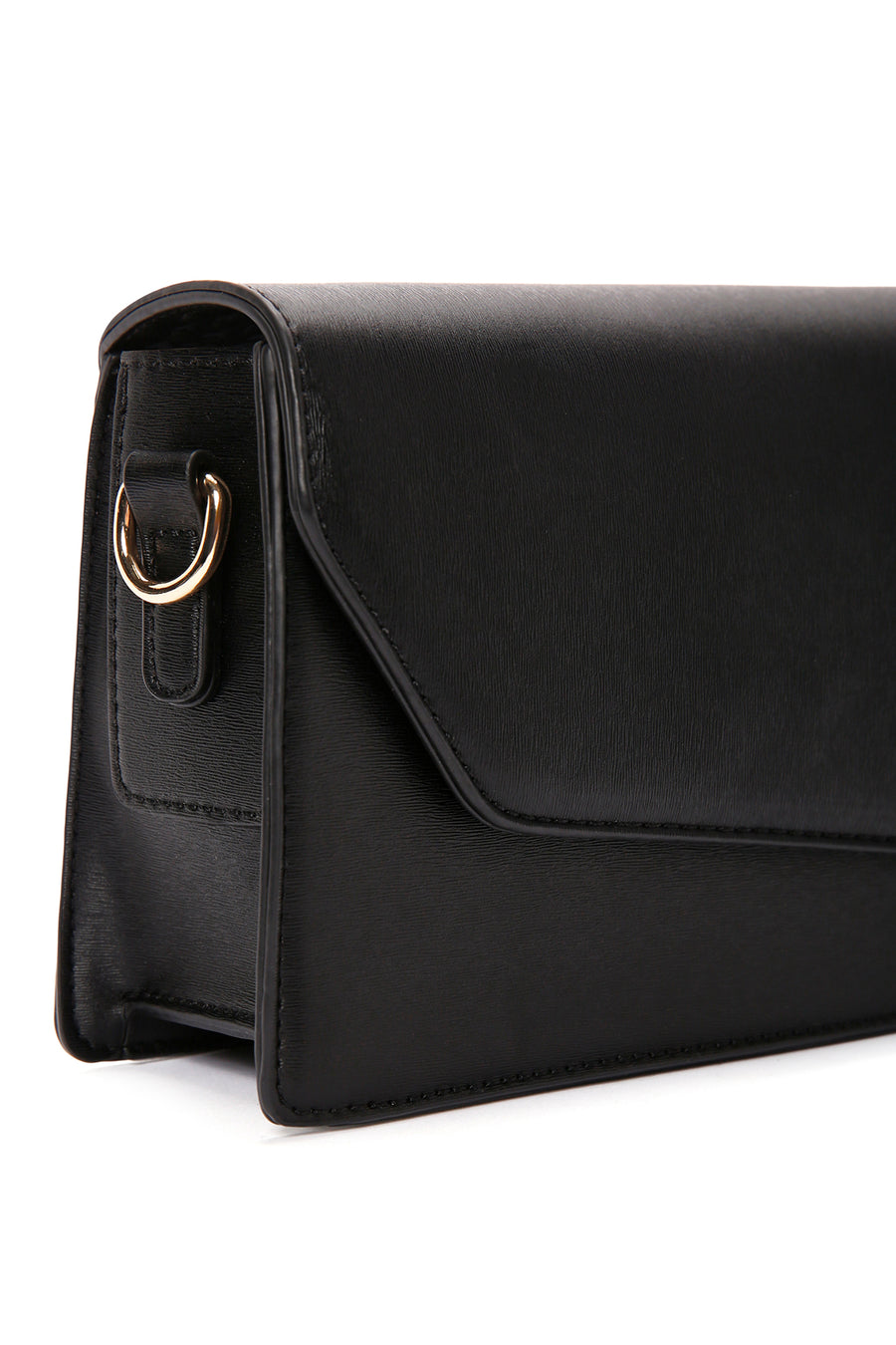 Women's Black Long Strap Crossbody Bag
