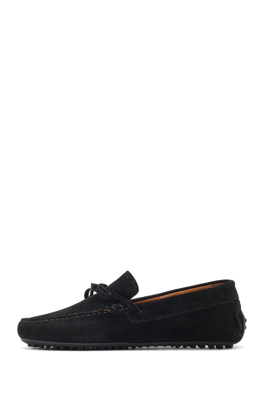 Men's Black Suede Leather Loafer