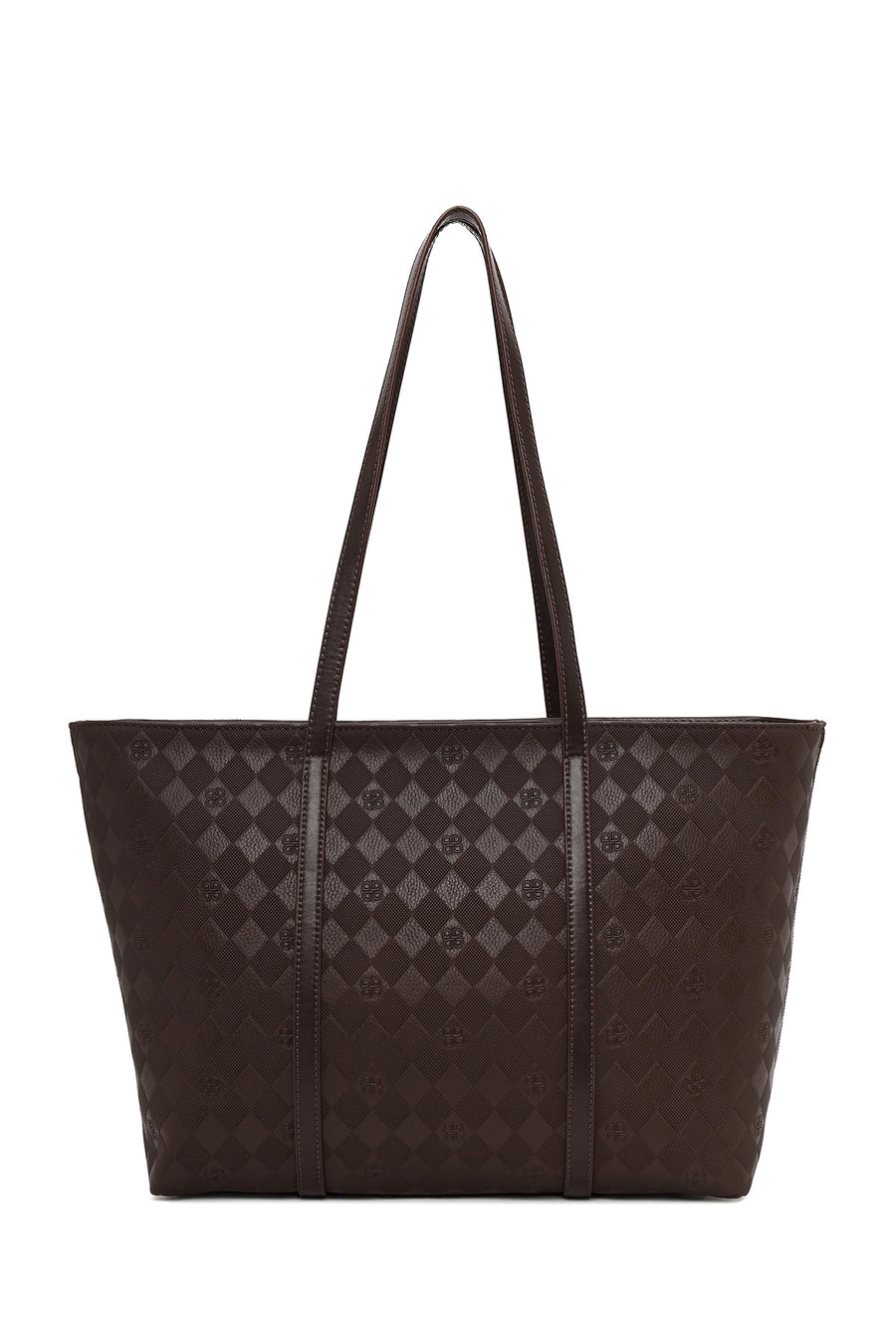 Woman Brown Printed Shoulder Bag AB500008SB | Derimod
