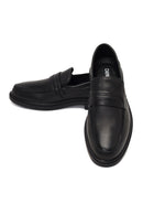 Erkek Siyah Deri Casual Loafer | Derimod