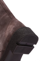 Women's Mink Suede Leather Boots | Derimod