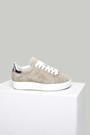 Suede Stone Women's Leather Sneaker | Derimod