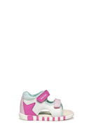 Geox Kız Bebek B Sandal Iupidoo A - Synt + Mesh Çift Bantlı Kumaş Sandalet | Derimod