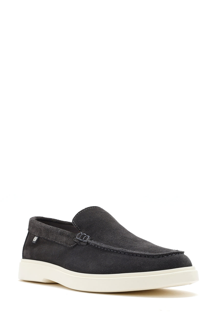 Men's Gray Suede Leather Casual Loafer