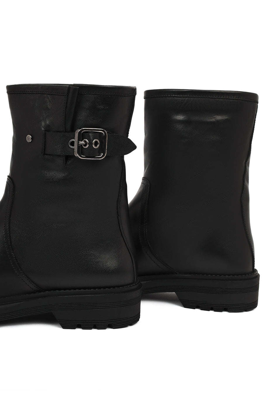 Women's Black Leather Boots