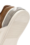 Men's Mink Lace-up Leather Sneaker | Derimod