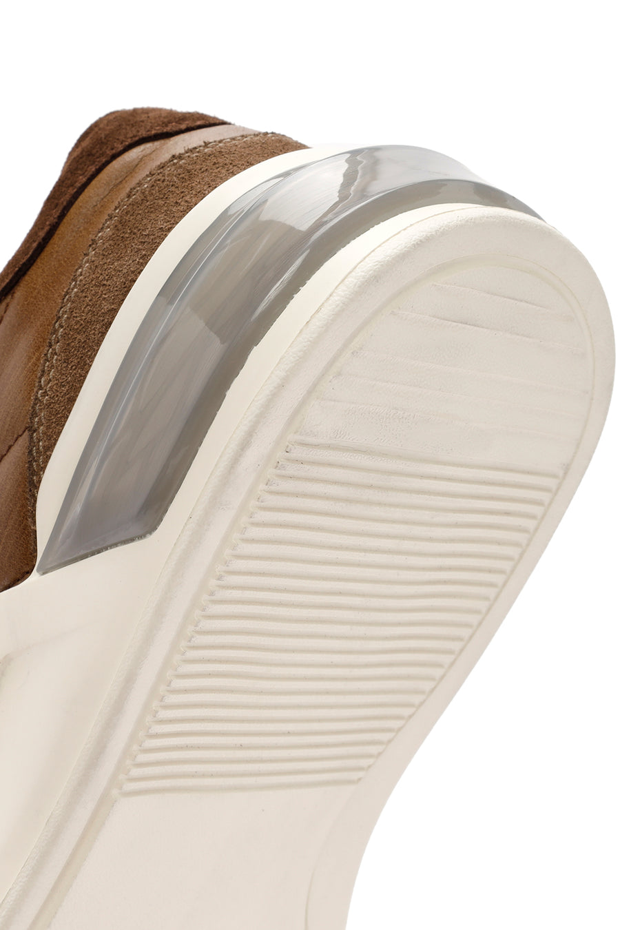 Men's Mink Lace-up Leather Sneaker