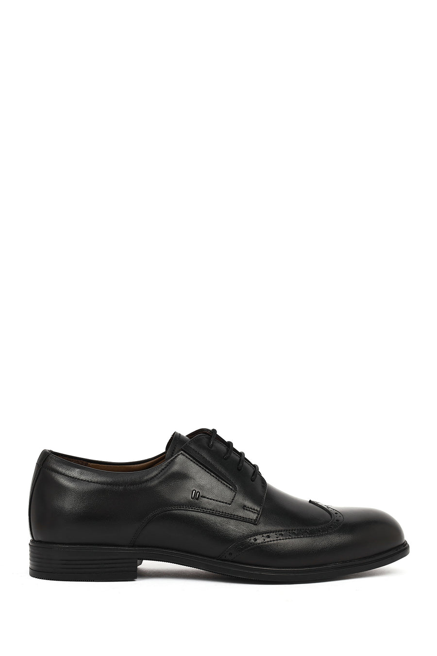 Men's Black Laced Leather Classic Shoes 26SFD602418 | Derimod
