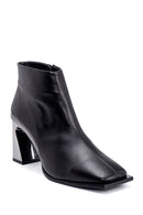 Women's Leather Heel Detailed Boots | Derimod