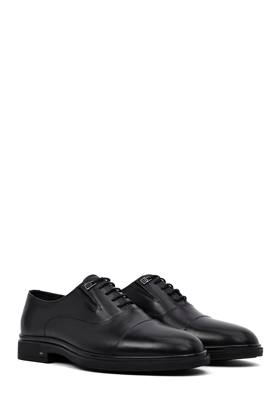 Derimod Fly Male Black Lace-Up Leather Casual Shoes