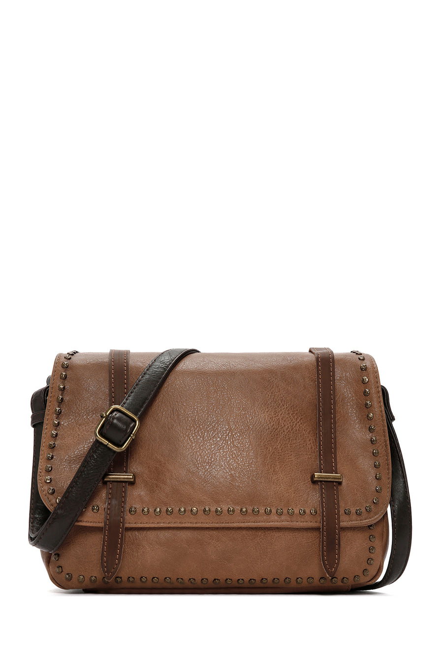 Women's Tan Long Strap Crossbody Bag 23WBD248418 | Derimod
