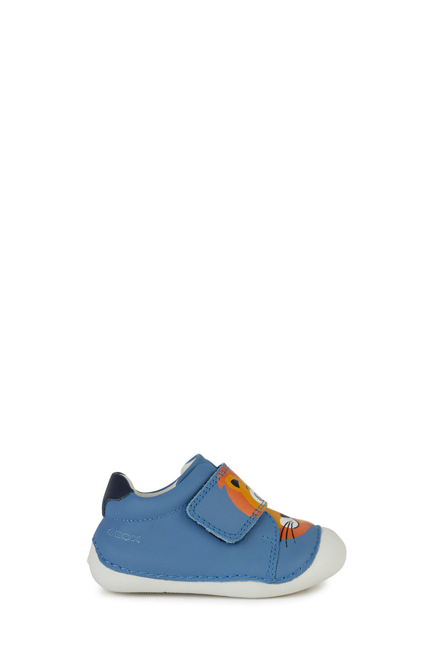 Geox Baby Boy Blue Tutim Banded Suede Sneaker B3539C00085C4005 | Derimod