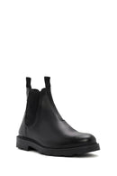 Male Black Leather Chelsea Boots | Derimod