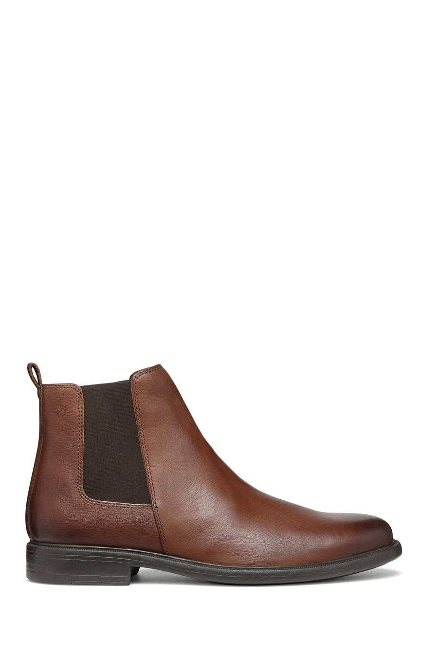Geox Men's Brown Terence Leather Chelsea Boots U467HD00047C6003 | Derimod