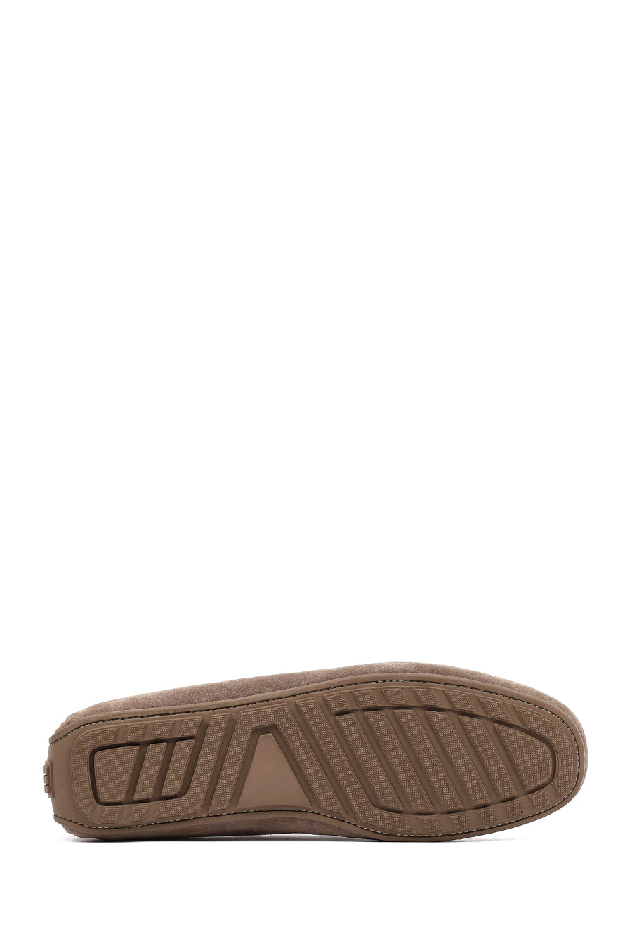 Erkek Vizon Püsküllü Süet Deri Loafer