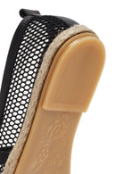 
Women's Black Leather Espadrille
 | Derimod