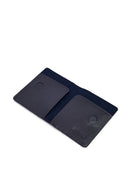 Men's Navy Blue Leather Card Holder | Derimod