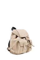 Geox Women's White Faloria Leather Backpack | Derimod