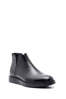 Men's Leather Casual Zipper Boots | Derimod