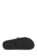Women's Gold Stone Slippers | Derimod
