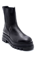 Women's Leather Thick Soled Chelsea Boots | Derimod