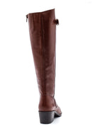Women's Leather Heeled Boots | Derimod