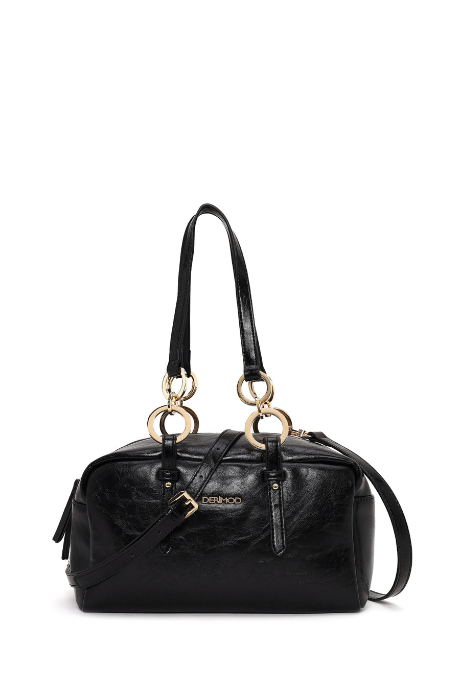 Woman Black Long-Strap Shoulder Bag WB100024SV | Derimod