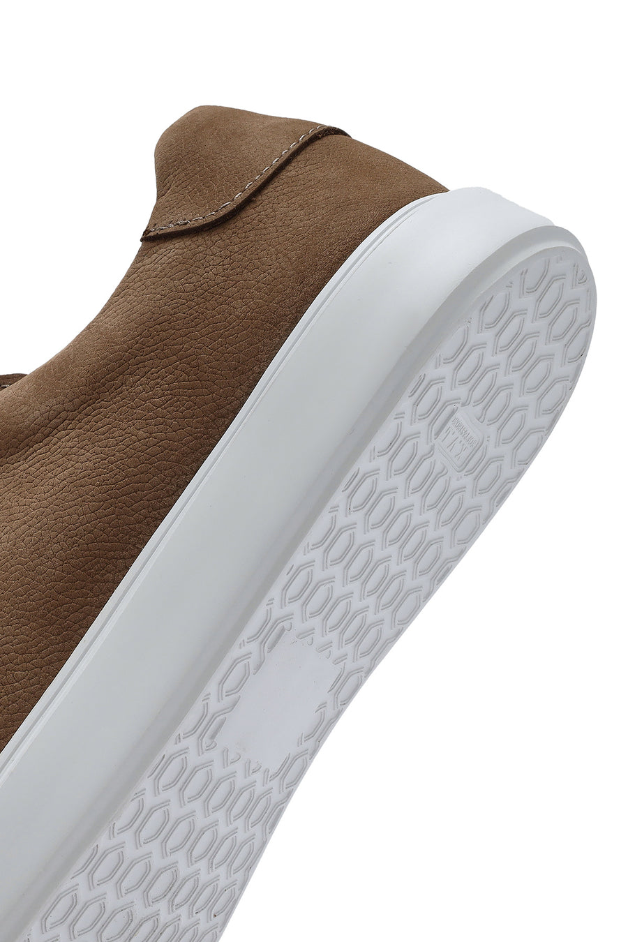 Men's Mink Lace-Up Nubuck Leather Sneaker