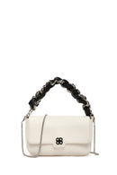 Women's White Long Chain Strap Mini Handbag | Derimod