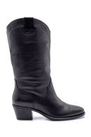 Women's Leather Heeled Boots | Derimod