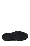 Men's Black Lace-Up Zipper Leather Casual Boot | Derimod