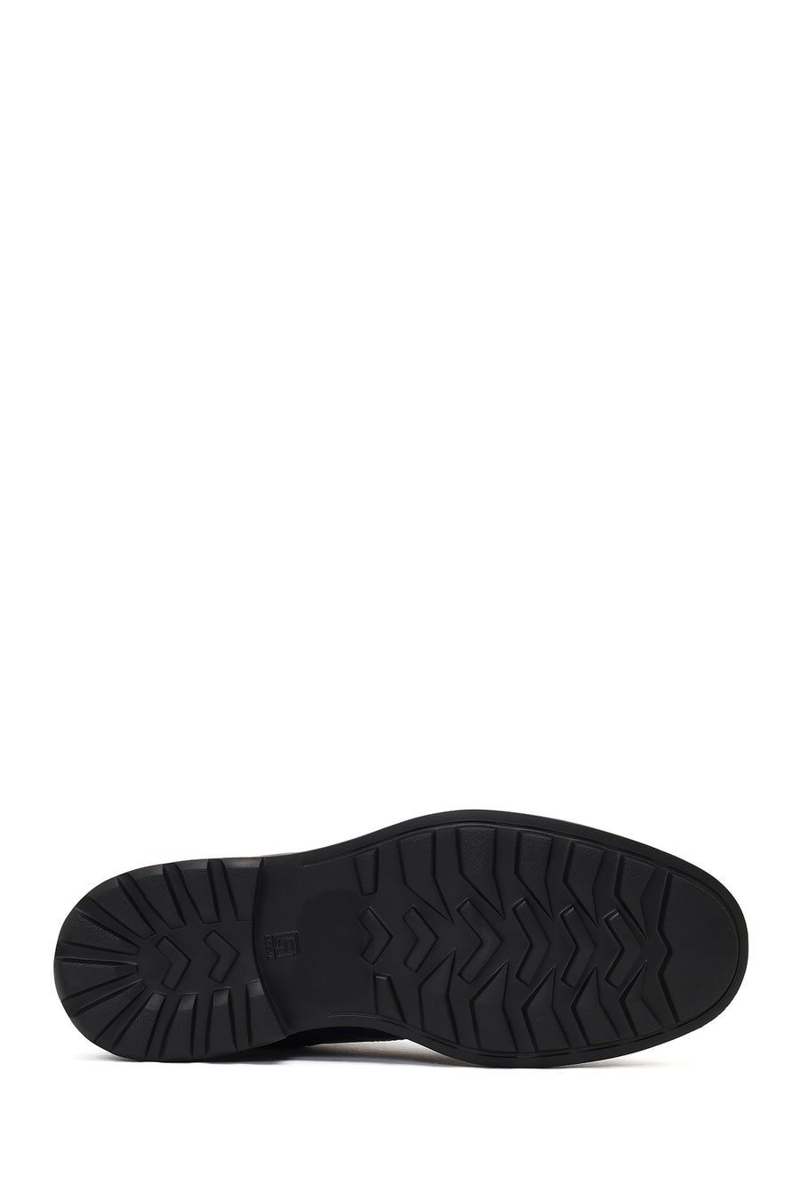 Men's Black Lace-Up Zipper Leather Casual Boot