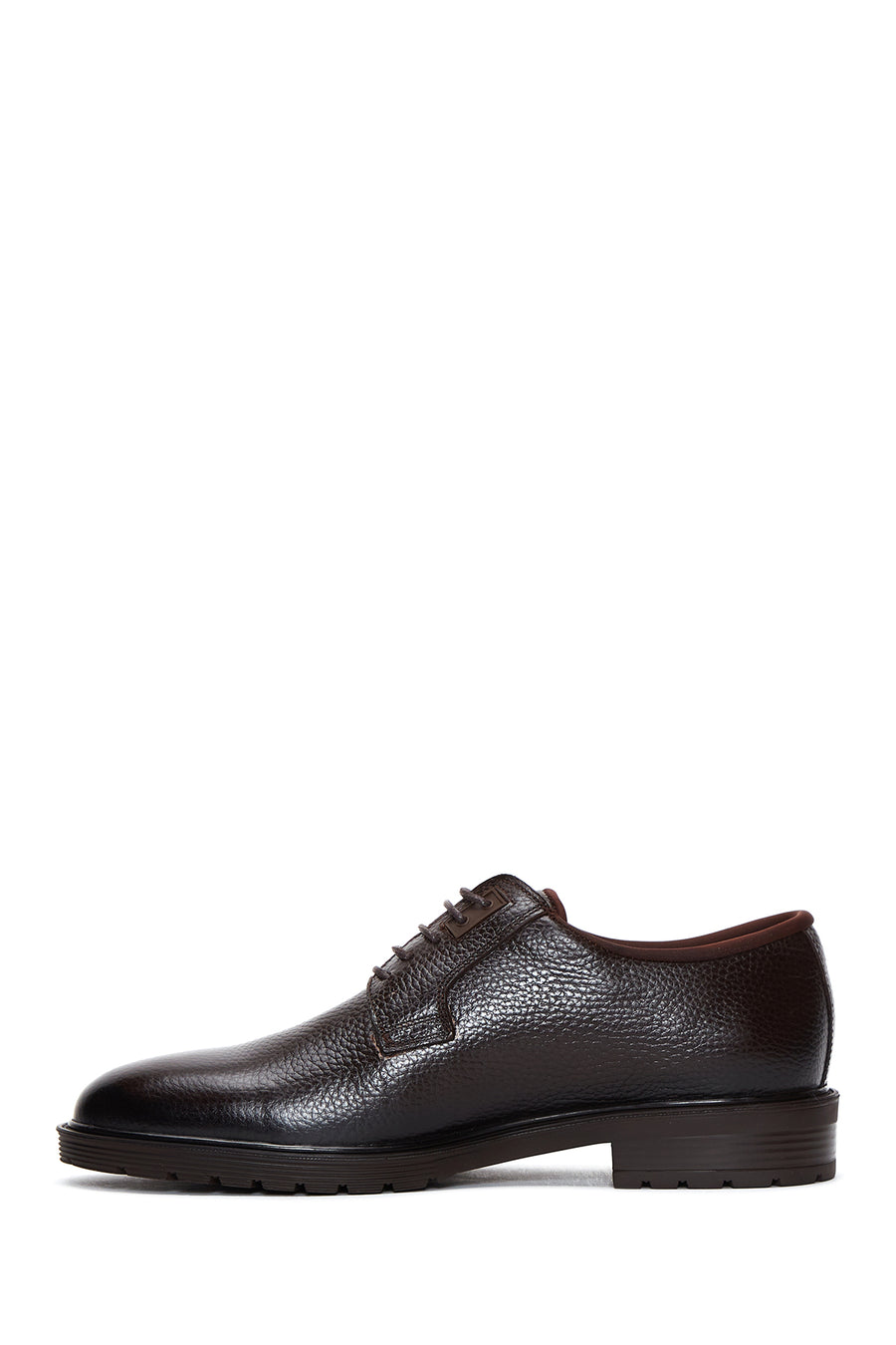 
Men's Brown Lace-Up Leather Classic Shoes
