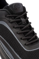 ACBC x Derimod Men's Black Lace-Up Sneakers | Derimod