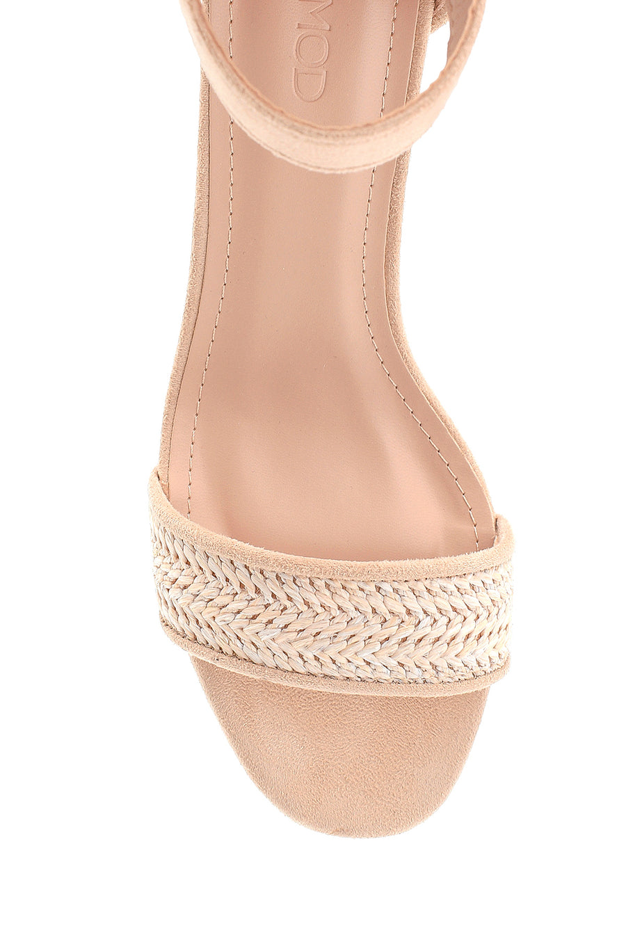 Women's Straw Detailed Heeled Sandals