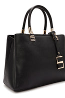 Woman Black Long-Strap Accessory-Detail Shoulder Bag | Derimod