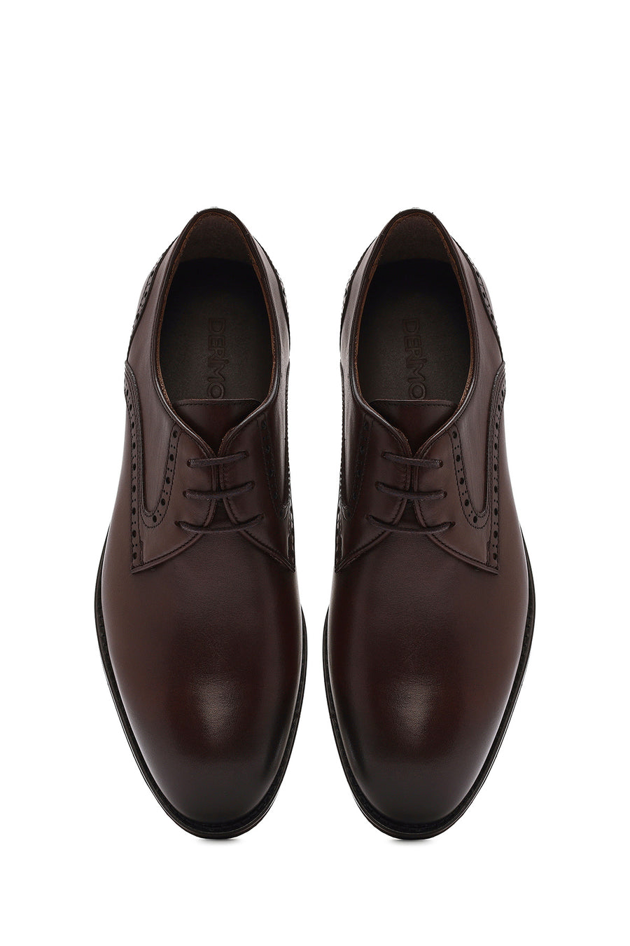 Men's Brown Laced Leather Classic Shoes