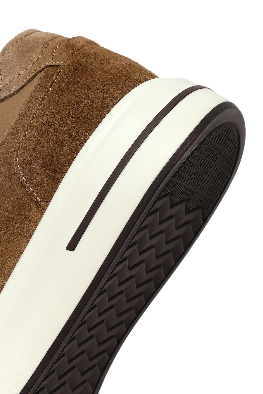 Male Mink Lace-up Thick-Soled Suede Leather Sneaker