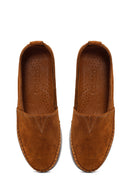 Kadın Taba Kalın Tabanlı Süet Deri Konfor Loafer | Derimod