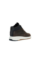Geox Men's Brown Aerantis Lace-Up Nubuck Leather Boots | Derimod
