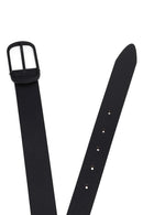 Men's Black Leather Belt | Derimod