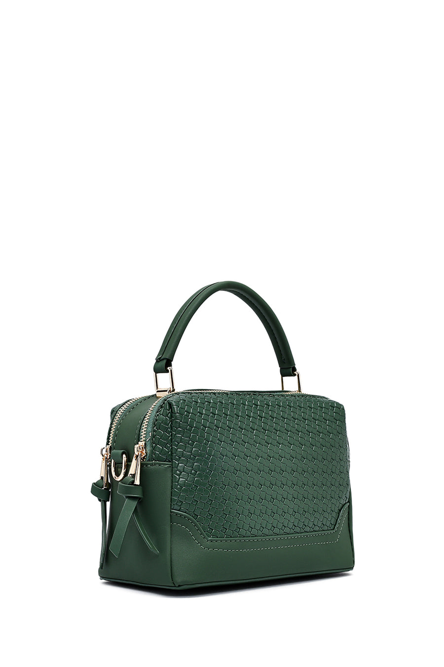 Women's Green Printed Long Shoulder Bag